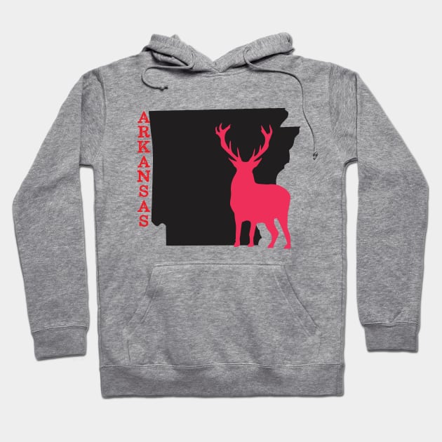 Bow Hunting Deer In Arkansas Hoodie by stockwell315designs